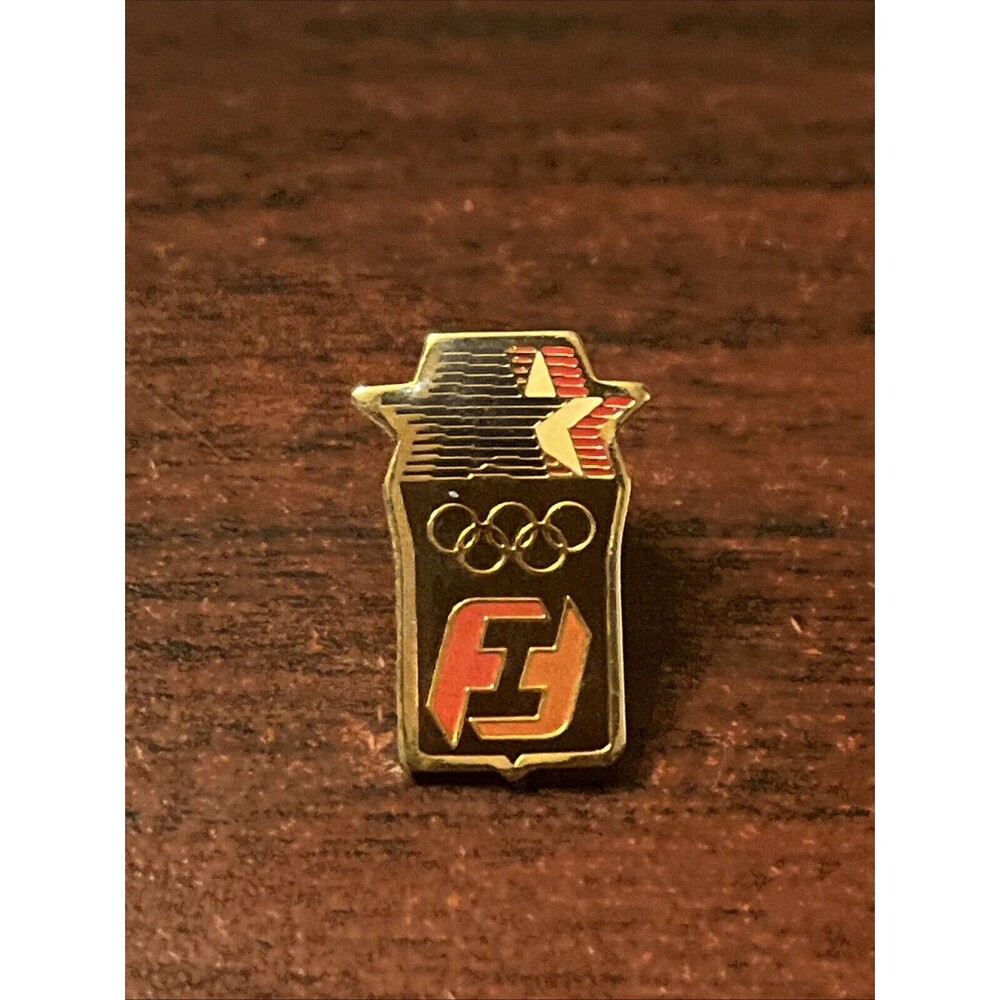 1984 Los Angeles‎ Olympics First Interstate Bank Lapel Hat Pin